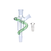 14mm Male Female Premium Twister Dry Herb Ash Catcher Glass Stopper Kit