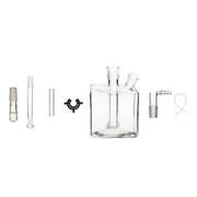 14mm 3 in 1 Arizer solo 3 air 2 max se WPA glass with Square Water Pipe Bong 7 in 1 Kit