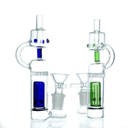 14mm water pipe bong glass bubbler dab rig wih bowl banger percolator kit