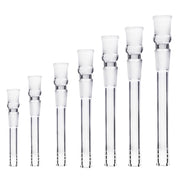 2PCS 2/2.5/3/3.5/4/4.5/5/5.5 inch 18mm to 18mm Diffused Downstem glass bong Adapter dab accessory