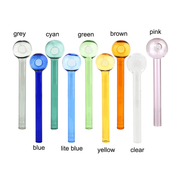 3pcs/pack 4 inch colored oil burner glass pipe bowl