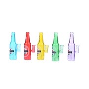 4.5inch Portable Beer Bottle Shape 14mm Female Glass Water Pipe Bubbler Bong