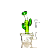 5.5inch Showerhead Percolator Cactus Water Pipe Glass Bong