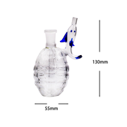 14mm Grenade Shape Dolphin Mouthpiece oil Burner glass water pipe bong