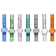 90mm 3d cooling ball shape beads stem glass tube for Rogue Fury Edge Healthy Rips