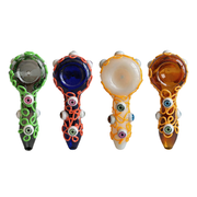 Big Eyes Monster Glass Handle Pipe