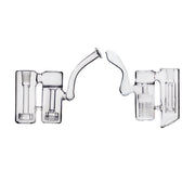 14mm Double Chamber Glass Bubbler Tree Perc Matrix Water Pipe Bong