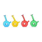 Doughnut Shaped 14mm Water Pipe Glass Bong Bowl Kit