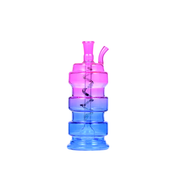 Portable Layered Shape ball Perc Oil Burner Water Pipe Glass
