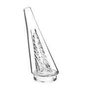 Puffco Peak Pro New Replacement Glass Bubbler Twist Texture Tube