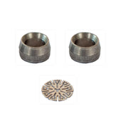 Stainless Steel HALF BOWL CONVERTER with TITANIUM CCD for Dynavap