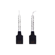 Straight Curved 3D Cooling Dimpled Glass Stem for Venty Storz bickel
