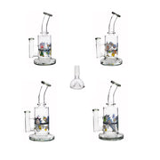 14mm Female HONEYCOMB DISC PERC Dab RIG Water Pipe Bong with 14mm Flower bowl