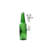9 inch Beer Bottle Water Pipe Glass Matrix Perc Bong