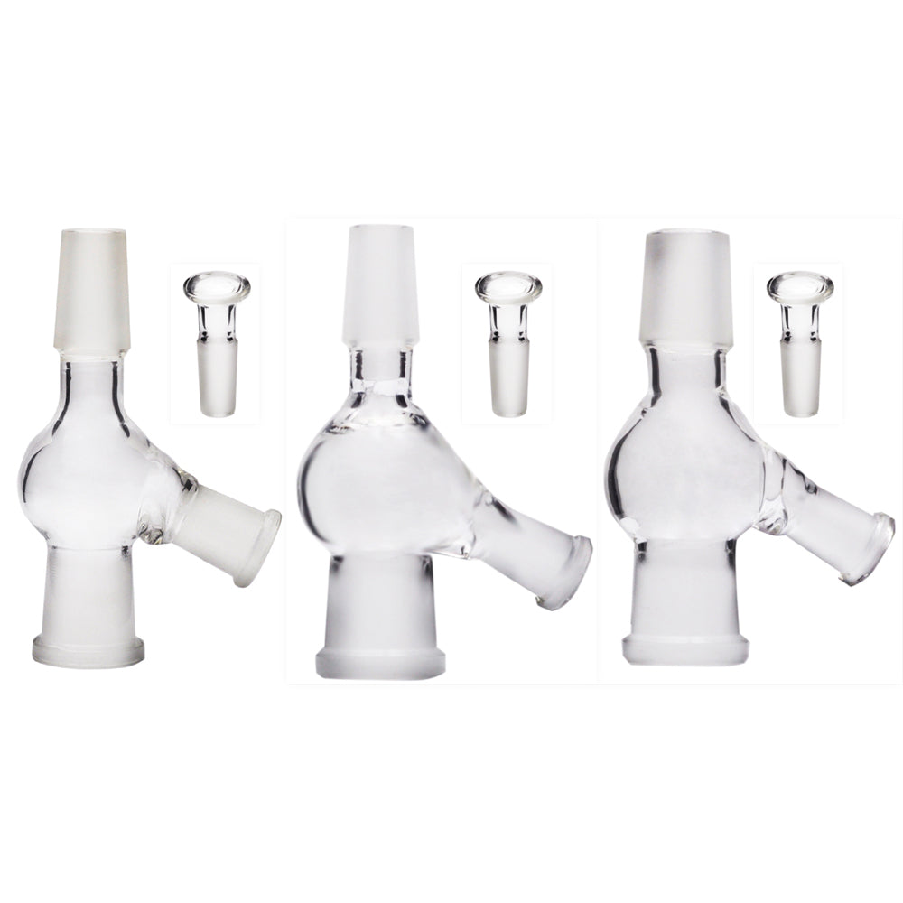 10mm 14mm 18mm Male Female Pass Through Glass Injector Adaptor with gl 10mm 14mm 18mm Male Female Pass Through Glass Injector Adaptor with gl