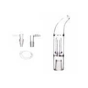 14mm Female Bubbler glass Hydratube with Water Pipe Bong Whip Adapter kit for arizer extreme Q XQ2