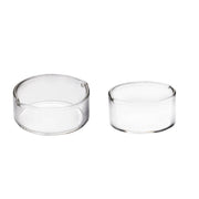2PCS 38mm/50mm Dab Rig Quartz Dish nectar collector Wax glass bowl