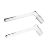 14mm 18mm male Angled L Shaped glass mouthpiece Adapter