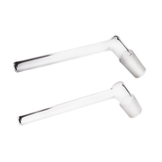 14mm 18mm male Angled L Shaped glass mouthpiece Adapter