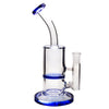 14mm 9 inch Showerhead Glass Bubbler Water Pipe Bong Honeycomb Perc