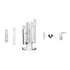 Cactus Dimpled Dry Water Pipe Glass Bong WPA Adapter Kit for tinymight 2 1