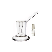 Portable Bubbler Glass Matrix Perc Water Pipe Bong with WPA for Arizer solo 3 2 air max se