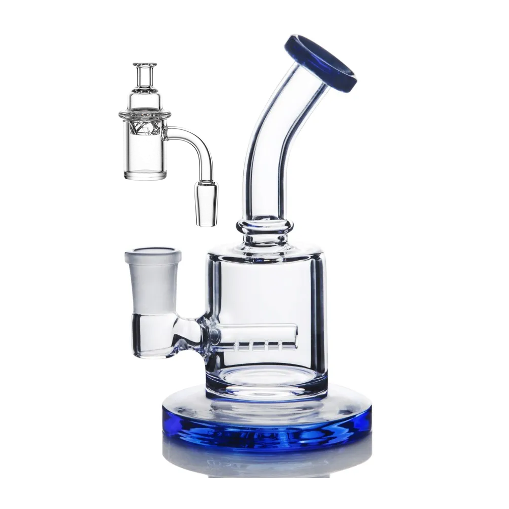 14mm female water bong pipe glass bowl inline perc dab rig banger kit