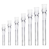 2PCS 2/2.5/3/3.5/4/4.5/5/5.5 inch 18mm to 18mm Diffused Downstem glass bong Adapter dab accessory