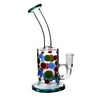 8 inch Portable 14mm Glass Water Pipe Bong Matrix Perc