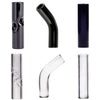 Curved Straight Clear Black Glass mouthpiece for Rogue Fury Edge Healthy Rips