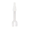 10mm 14mm 18mm 3 in 1 Double Ports Dual Glass Water Pipe Bong Adapter for Dynavap