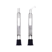 Glass Bubbler Straw Water Pipe for Venty Storz bickel