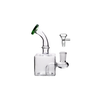 14mm Mini Glass Water Pipe Glass Bong Showerhead with Square Shape