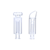 Portable Curved Glass Mouthpiece Water Pipe Bubbler for puffco pivot
