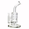 THE DIMPLE Water PIPE SWISS HONEYCOMB Perc BONG Rig Bowl Rig