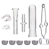 Terpcicle Quartz Glass Heater Bowl Adapter Keck Clip Kit