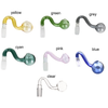 2PCS 10mm 14mm 18mm male Colored Oil Burner Glass Bowl 30mm Diameter