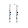 3D cooling glass tube stem long beaded beads Stem for Tinymight 1 2
