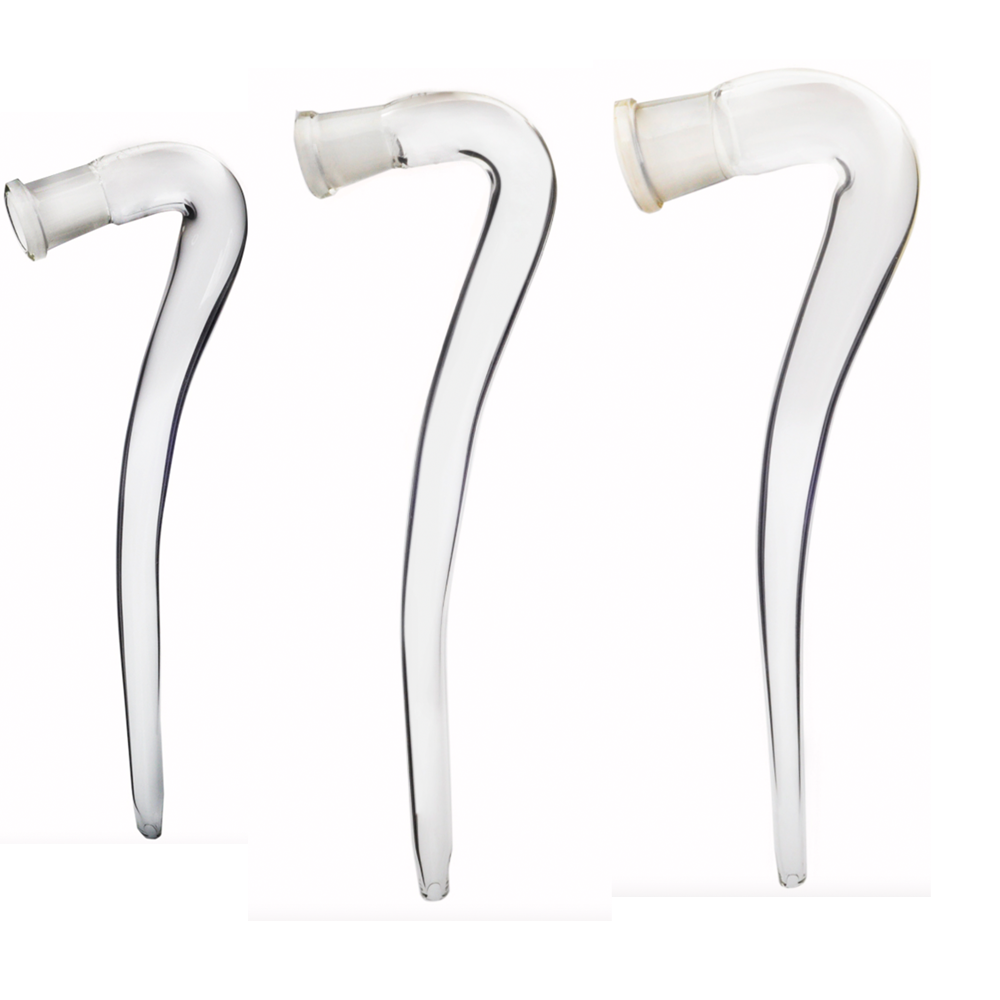 10/14/18mm Joint Glass J Hook Adapters Female Dab Smoking Rigs Accesso