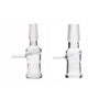 14mm 18mm Male Glass Injector Bowl with Handle Metal Metal Screen