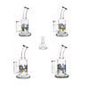 14mm Female HONEYCOMB DISC PERC Dab RIG Water Pipe Bong with 14mm Flower bowl
