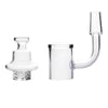 25mm Wide 14mm male quartz banger 90 degree with Carb Cap