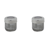 2PCS Stainless Steel Dosing Capsules for Dynavap