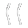 Osgree 2PCS Replacement Bent Glass Stem Tube for Arizer Solo 3 Max SE Solo 2 Air 2