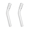 Osgree 2PCS Replacement Bent Glass Stem Tube for Arizer Solo 2 Air 2
