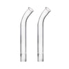 2PCS 110mm Bent Glass Stem Replacement For Arizer Argo