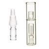 10mm/14mm/18mm 3 in 1 Water Pipe Bong Adapter with 14mm Female Hydratube Bubbler Glass for Arizer solo 3 Air Max Solo 2 Air 2