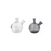 6 in 1 80mm Diameter 14mm Female Mega Globe Glass Water Pipe Bong Whip Mouthpiece Kit