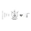 14mm 18mm 8 in 1 Mega Globe MK2 Glass Flat Earth Edition Water Bong Pipe Dab Rig Kit