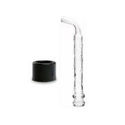 Adapter with Long Bent 3D Cooling Glass Stem for mighty mighty+ Crafty+ storz bickel